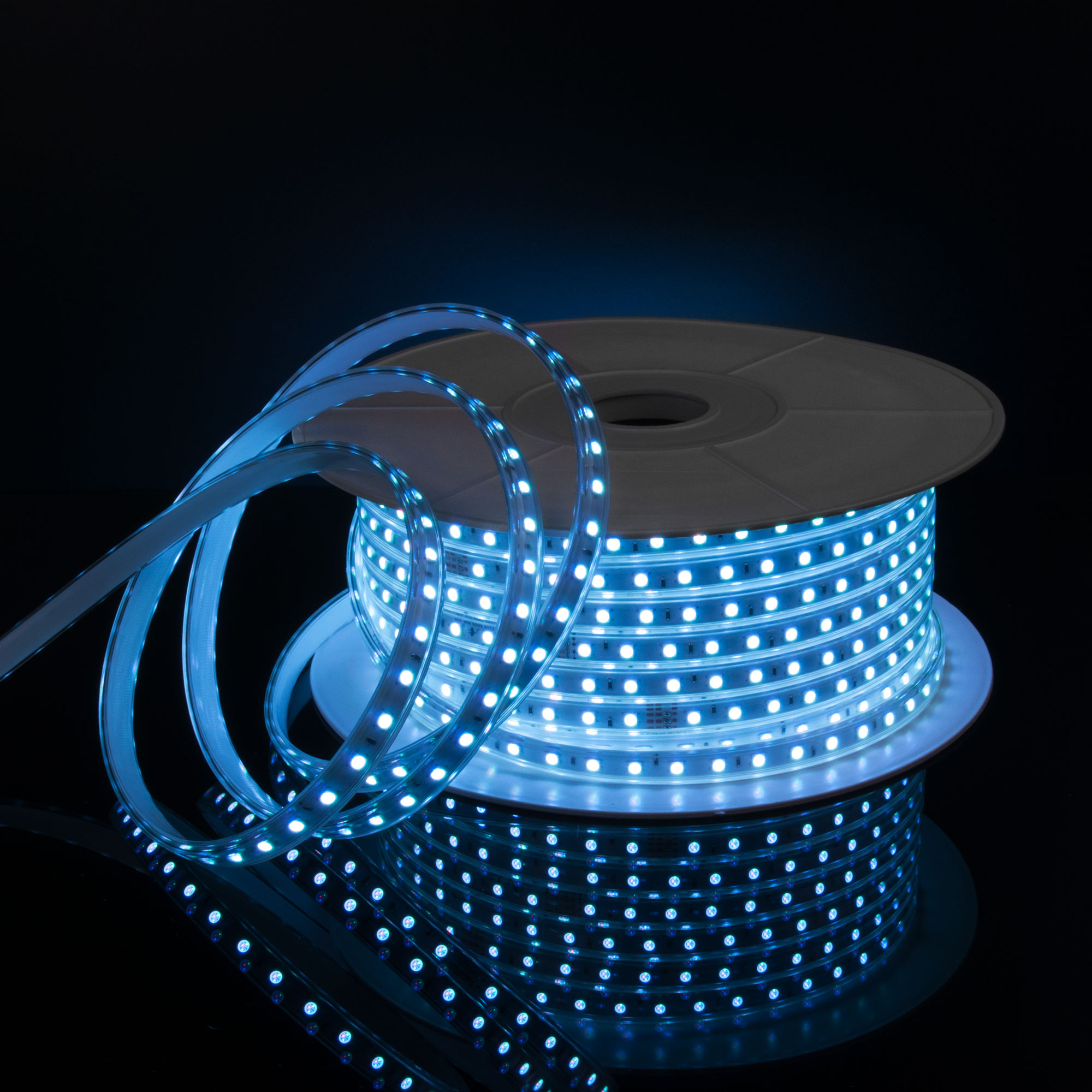 Светодиодная лента Elektrostandard 220V 11W 60Led 5050 IP65 мульти, 50 м 4690389170942 в Санкт-Петербурге