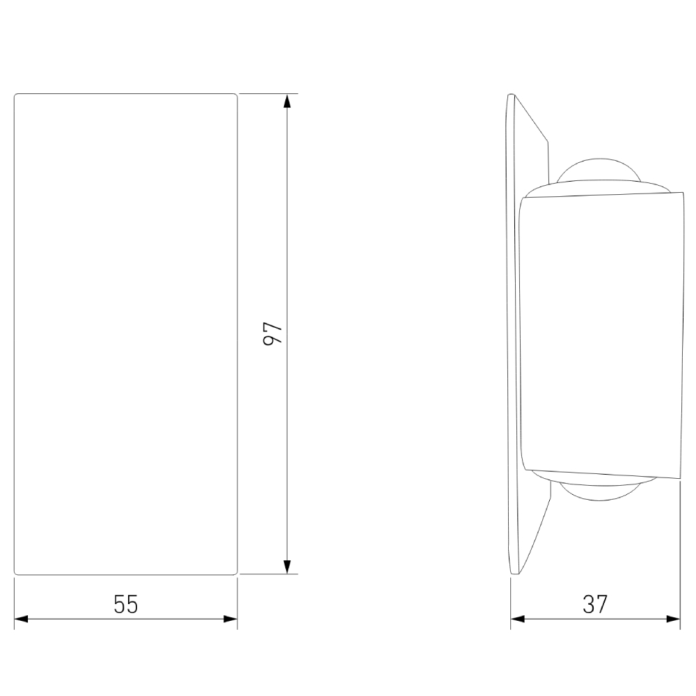 Уличный настенный светильник Elektrostandard Mini Light 35154/D черный 4690389188497 a060883 в Санкт-Петербурге