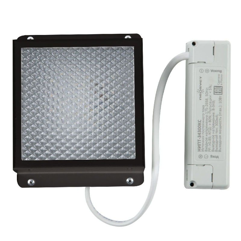 Встраиваемый светильник Uniel ULP-1010 7W/4000К IP40 GRILYATO BLACK UL-00010709 в Санкт-Петербурге