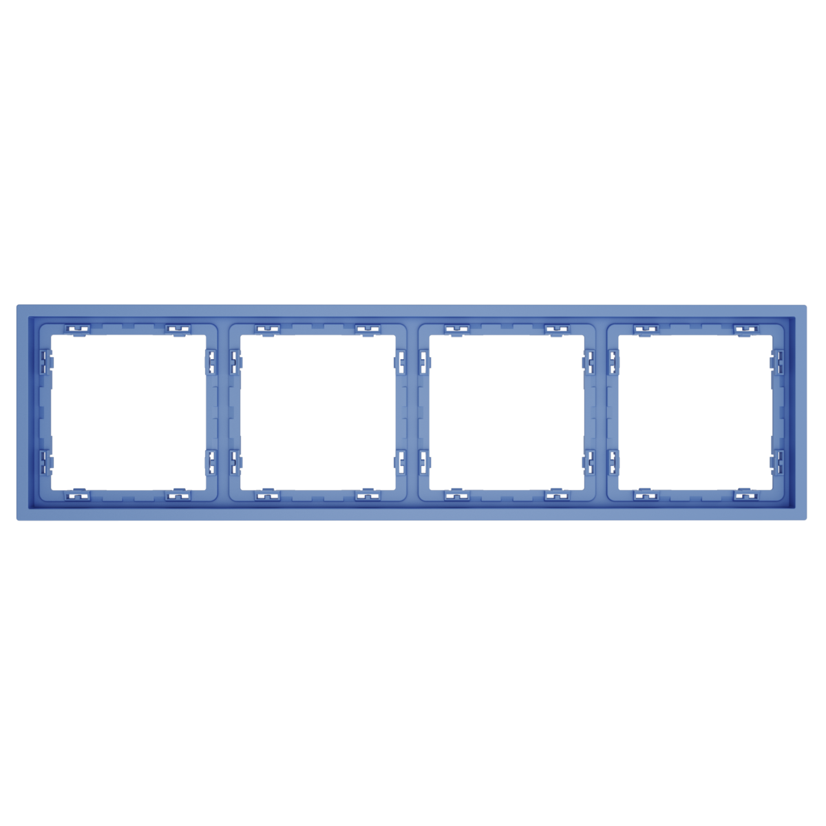 Рамка пластиковая Voltum S70 на 4 поста, (деним) VLS100415 в #REGION_NAME_DECLINE_PP#