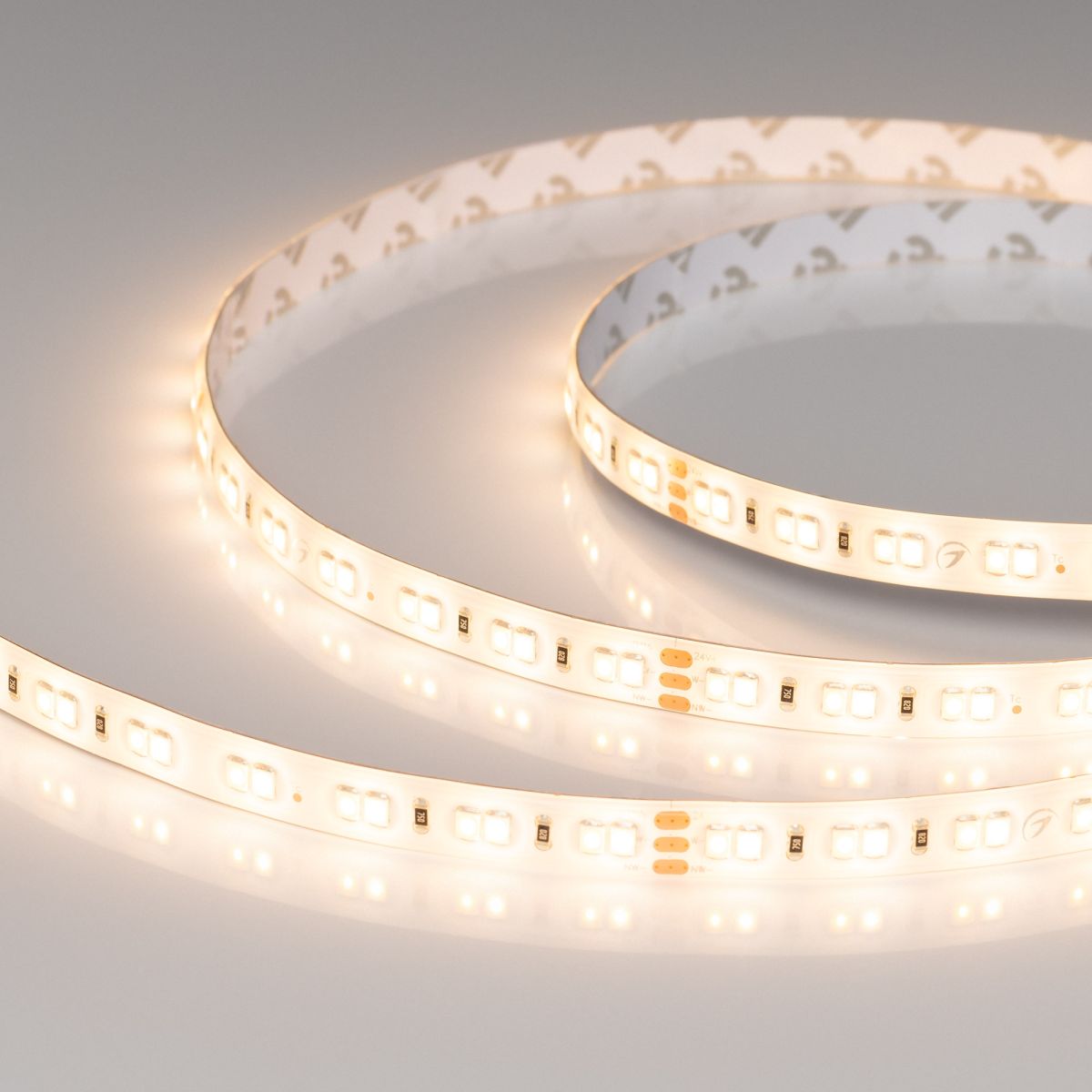 Светодиодная лента герметичная Arlight ULW-SE-A140-10mm 24V Day-MIX (14.4 W/m, IP65, 5m) (Изменяемая ЦТ) 058981(1) в Санкт-Петербурге