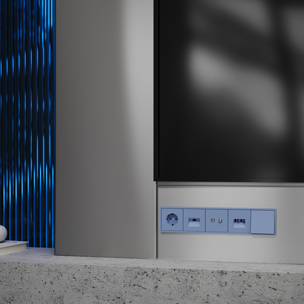 Накладка для розетки телевизионной оконечной TV+SAT Voltum S70 (деним) VLS001615 в #REGION_NAME_DECLINE_PP#