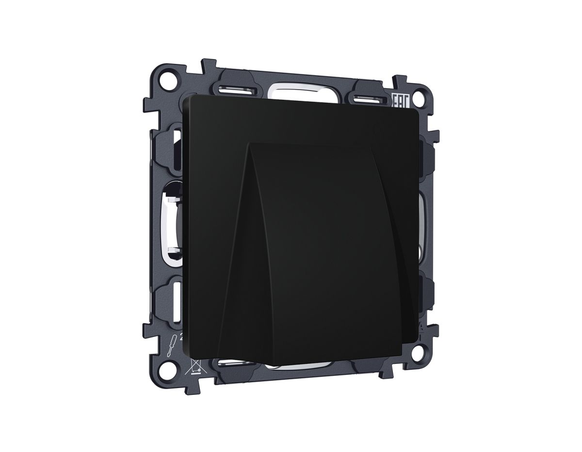 Комплект вывода кабеля с фиксатором Alfa Черный матовый Quant Ambrella Volt MA815810 (AP8158, VM238) в #REGION_NAME_DECLINE_PP#