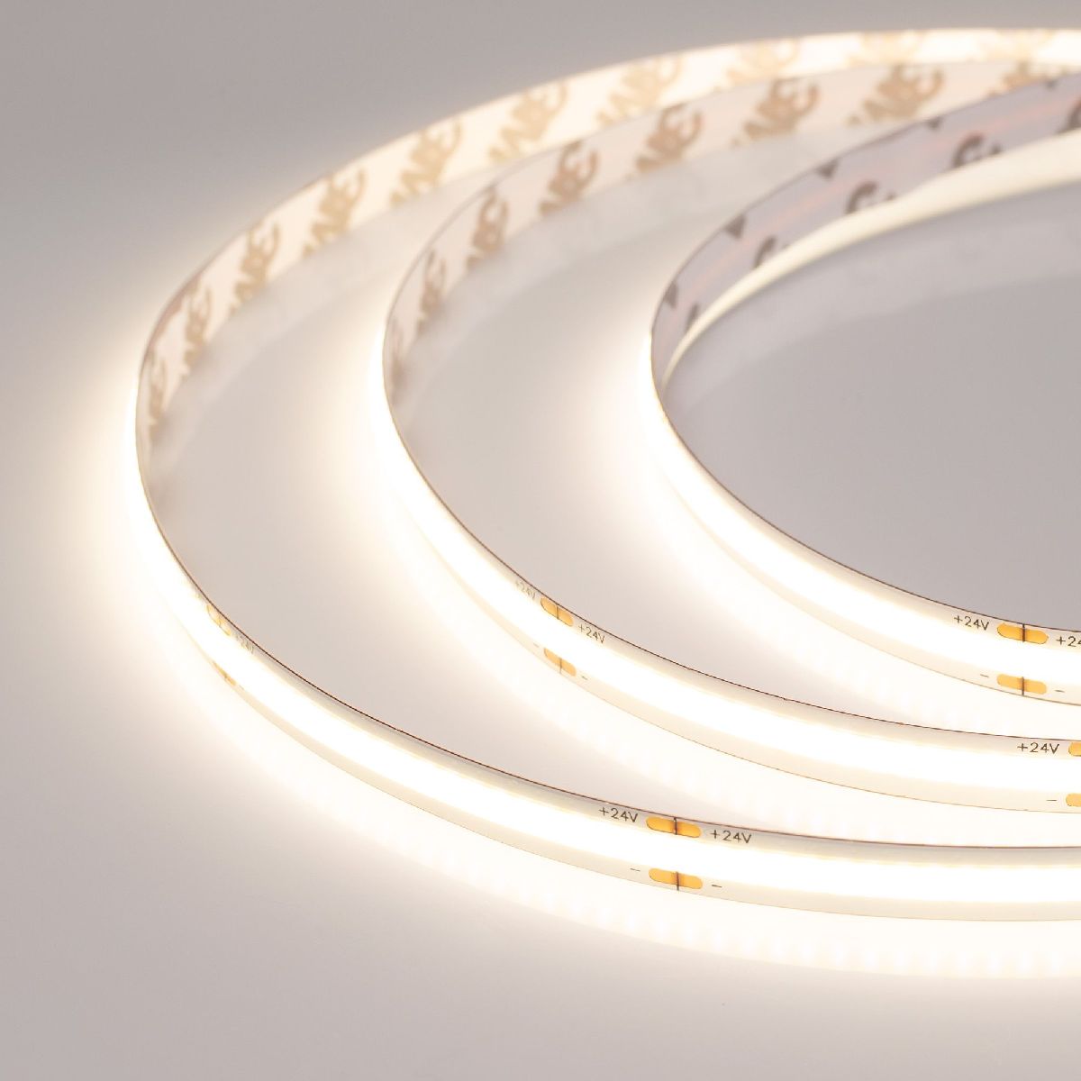 Светодиодная лента Arlight COB-X378-8mm 24V Warm3500 (11 W/m, IP20, 5m) 044579(3) в Санкт-Петербурге