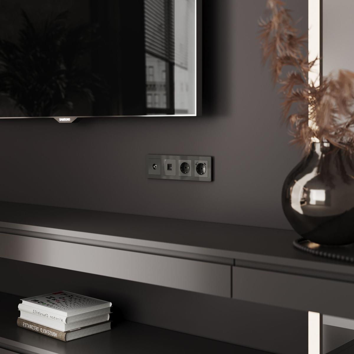 ТВ-розетка оконечная Werkel 4690389197550 W1183044 a064096 в Санкт-Петербурге