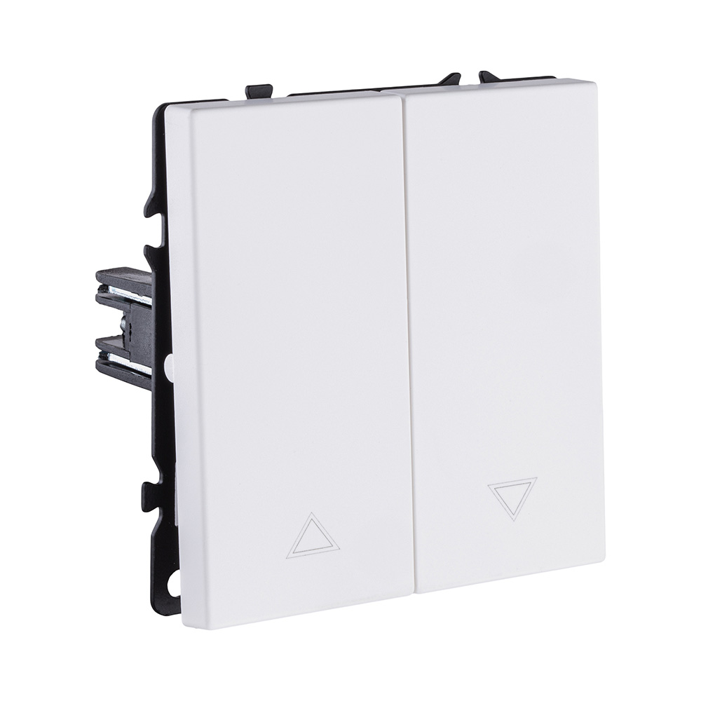 Механизм управления жалюзи 2-клавишный, белый матовый Kollinger Eclipse EC-013WH в #REGION_NAME_DECLINE_PP#