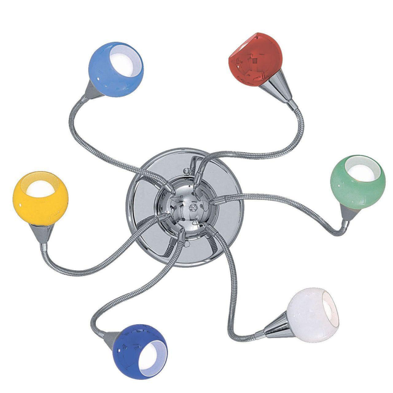 Потолочная люстра Ideal Lux Tender PL6 Color 006550 в Санкт-Петербурге