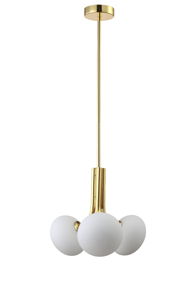 Подвесной светильник Crystal Lux ALICIA SP3 GOLD/WHITE в Санкт-Петербурге