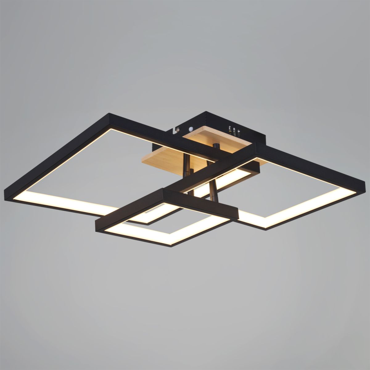 Потолочный светильник Reluce 98560-0.3-03 BK+WOOD в Санкт-Петербурге