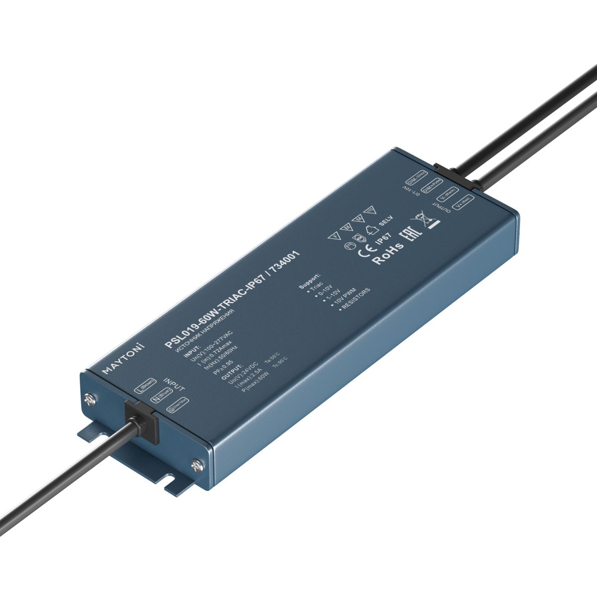 Источник напряжения Maytoni Triac 60Вт DC24В IP67 734001 в Санкт-Петербурге