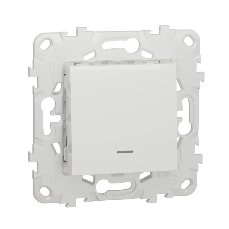 Переключатель одноклавишный Schneider Electric Unica New NU520318N в Санкт-Петербурге