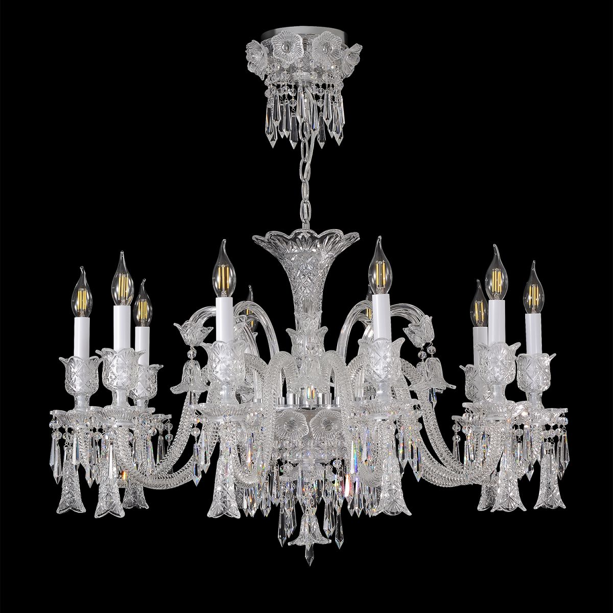 Подвесная люстра Crystal Lux VERSAILLES SP10 CHROME в Санкт-Петербурге