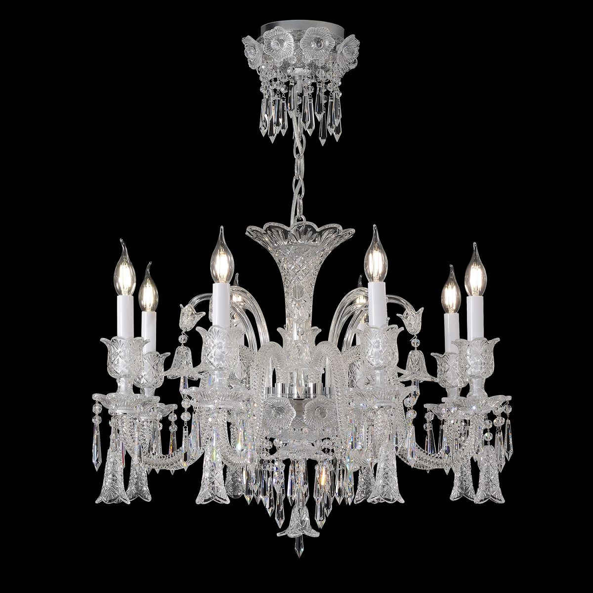Подвесная люстра Crystal Lux VERSAILLES SP8 CHROME в Санкт-Петербурге