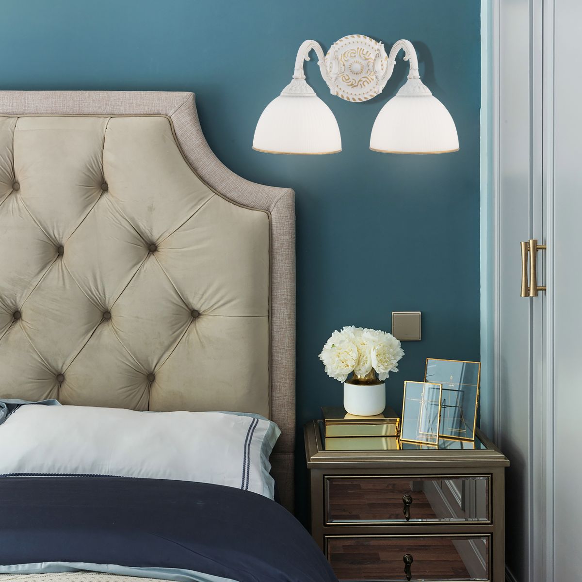 Бра Arte Milano AM346410  346410/2W WT+G в #REGION_NAME_DECLINE_PP#