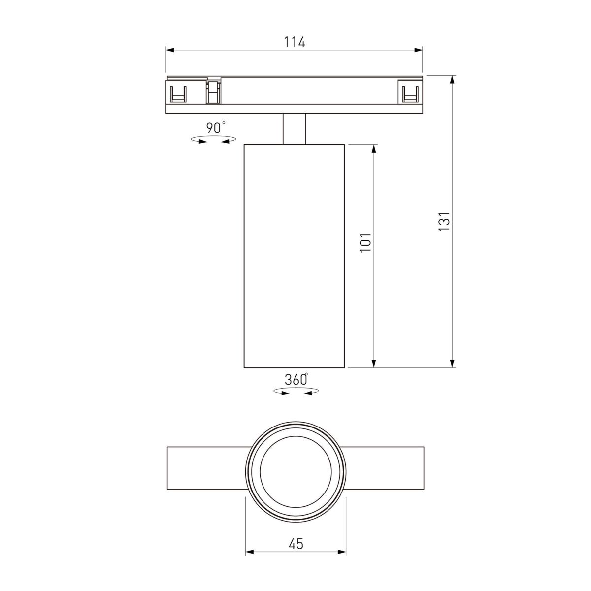 Трековый магнитный светильник Elektrostandard 85525/01 4690389218729 a071846 в Санкт-Петербурге