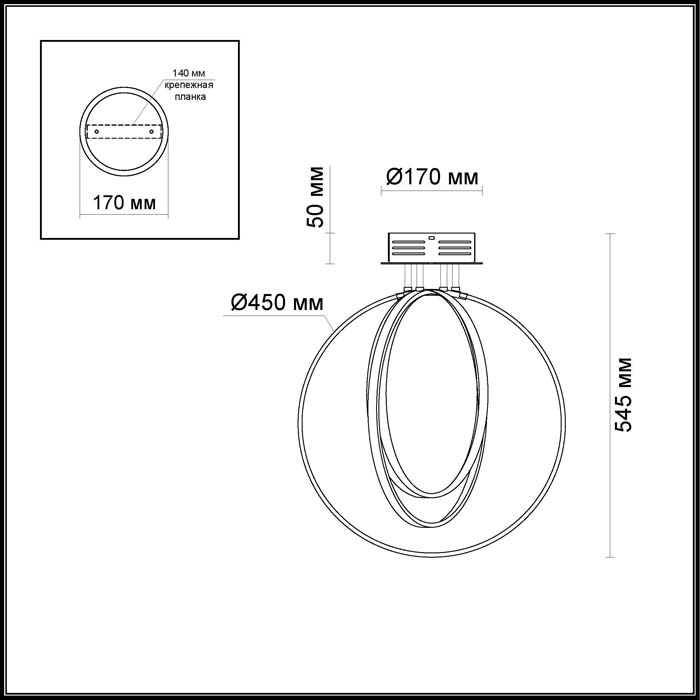 Потолочный светодиодный светильник Odeon Light Alfi 4024/66CL в Санкт-Петербурге