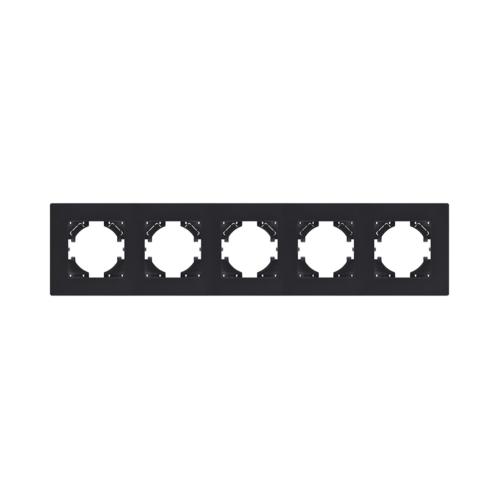 Рамка 5-постовая, черный матовый Kollinger Aspekt AT5BM в #REGION_NAME_DECLINE_PP#