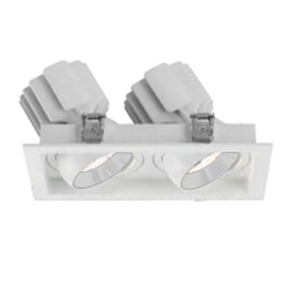 Встраиваемый карданный светильник Arlight MS-VORTEX-BUILT-S250x140-2x30W Warm3000 (WH-WH, 30 deg, 230V) (IP20 Металл) 057766 в Санкт-Петербурге