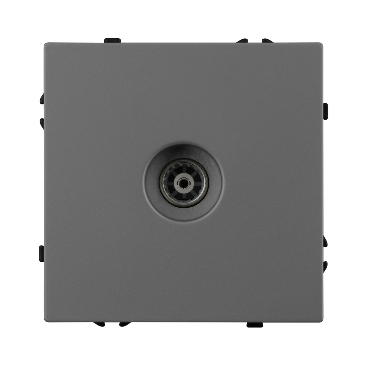 Механизм телевизионной розетки Arlight SCT-NOBE-MTV1-SFPL-GR (Серый базальт) 054295 в Санкт-Петербурге