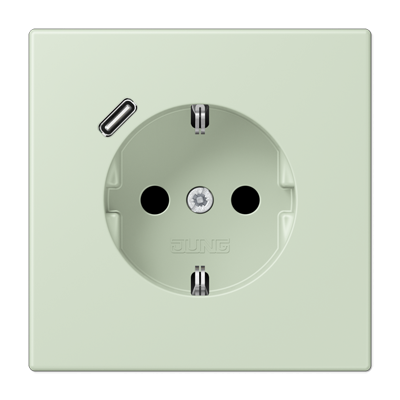 Розетка 2K+З USB Typ C Jung LC1520-18C218 в Санкт-Петербурге