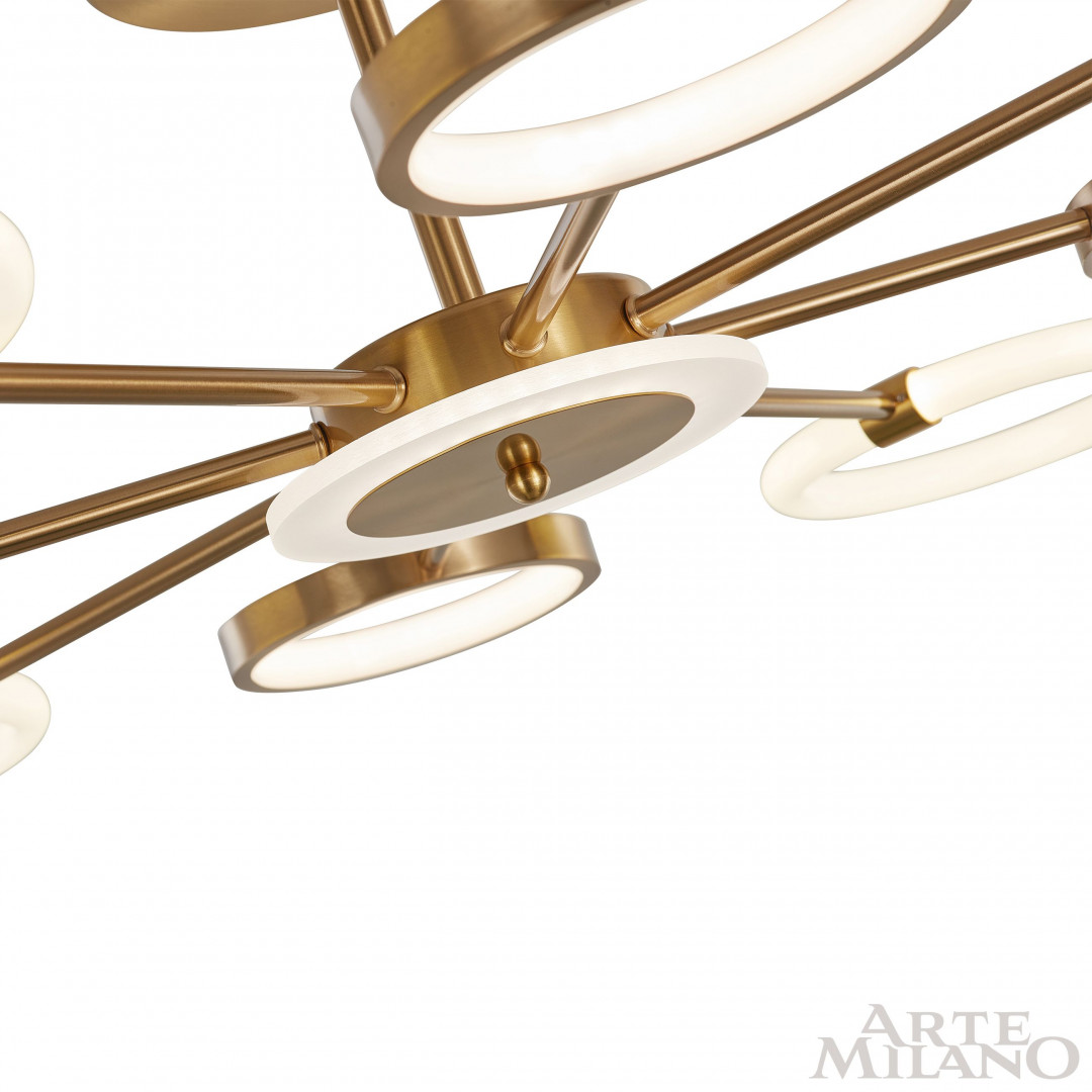 Потолочная люстра Arte Milano Neapolis 277240/8 GD в #REGION_NAME_DECLINE_PP#