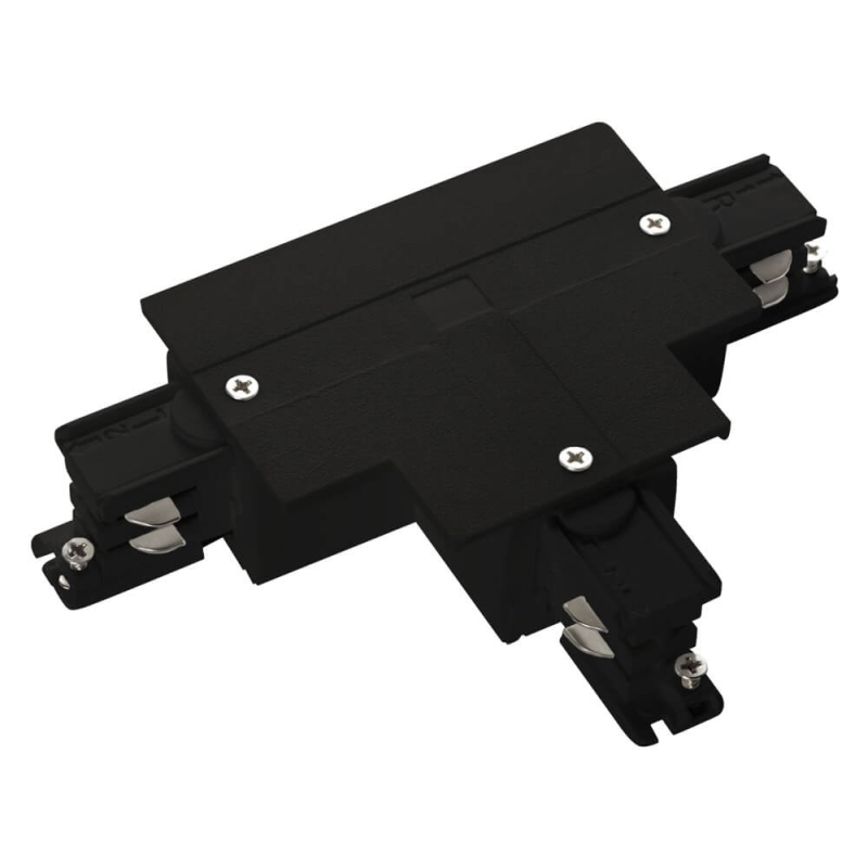 Коннектор T-образный левый Ideal Lux Link Trim T-Connector Left Black в Санкт-Петербурге