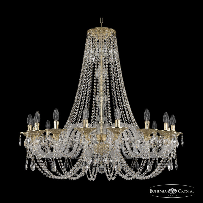 Подвесная люстра Bohemia Ivele Crystal 16106/16/360/H-95 G в Санкт-Петербурге