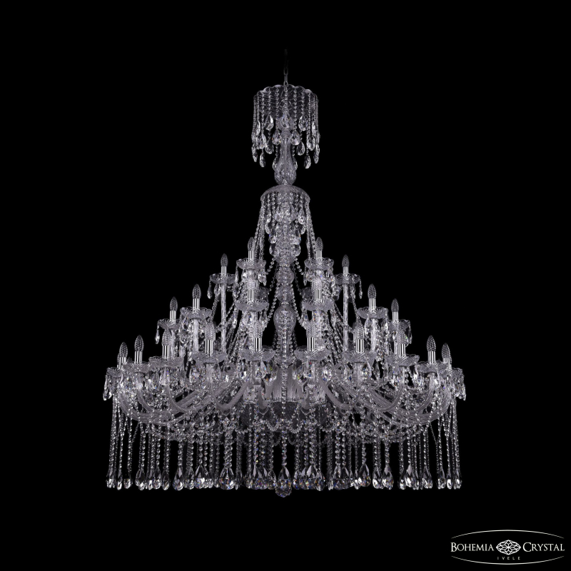 Подвесная люстра Bohemia Ivele Crystal 1413/24+12+6/530/XL-176 Ni в Санкт-Петербурге