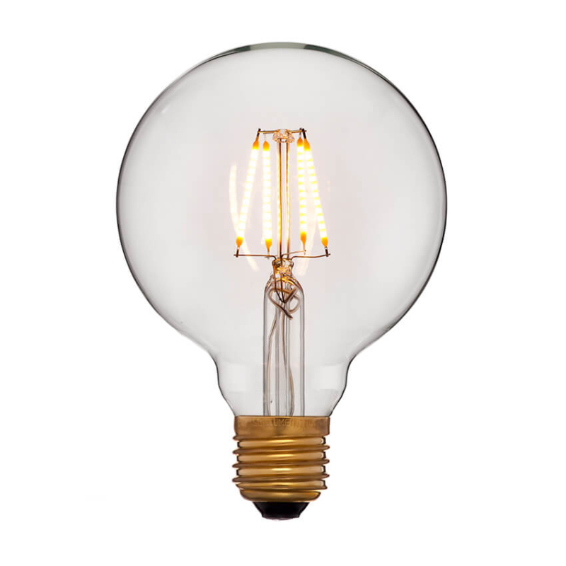 Лампа светодиодная филаментная диммируемая Sun Lumen E27 4W 1800K прозрачная 056-793 в Санкт-Петербурге