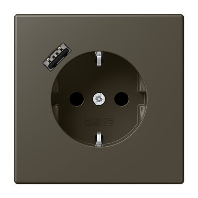Розетка 2K+З USB Typ A Jung LC1520-18A241 в #REGION_NAME_DECLINE_PP#