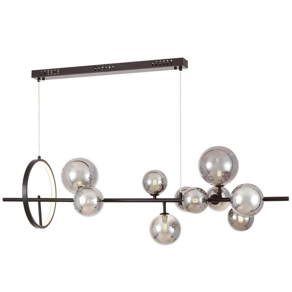 Подвесной светильник Lumina Deco LDP 7033-10 BK+GY в Санкт-Петербурге
