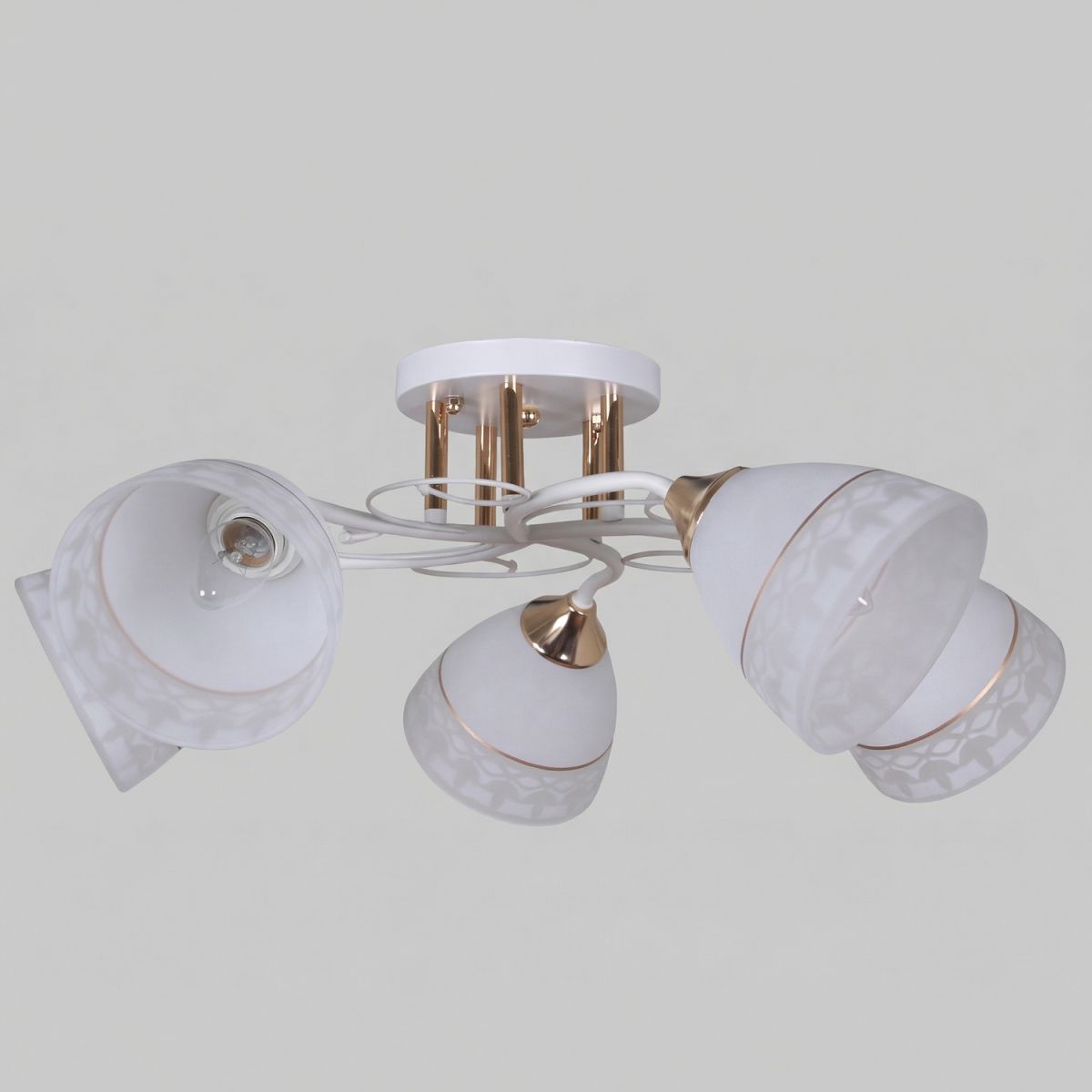 Потолочная люстра Reluce 11460-0.3-05 WH+FG в Санкт-Петербурге