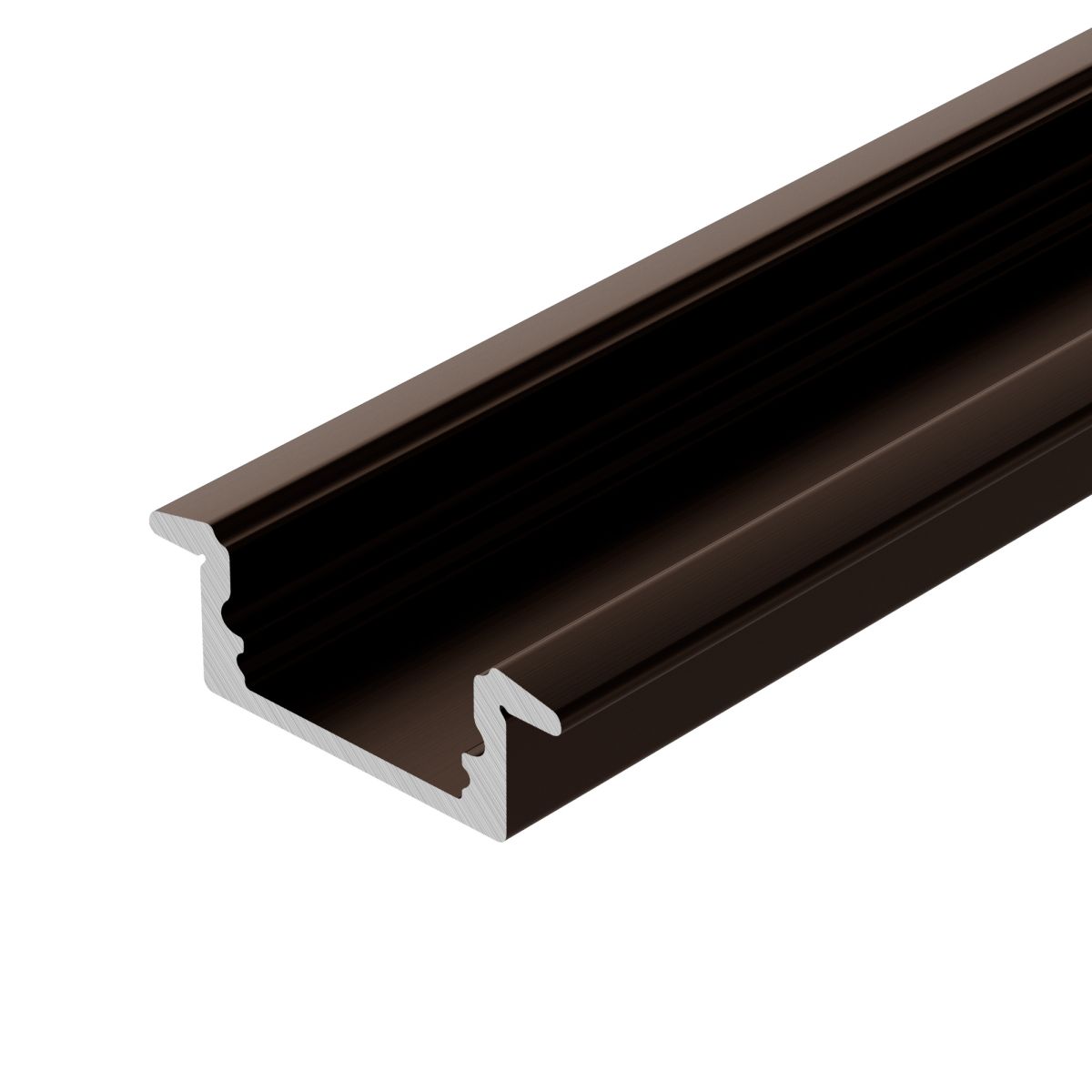 Профиль Arlight LINE-2308-F-2000 ANOD BROWN DEEP (Алюминий) 065811 в Санкт-Петербурге