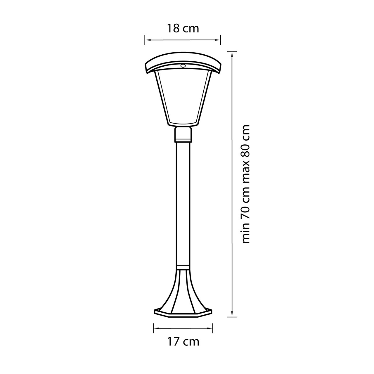 Уличный светодиодный светильник Lightstar Lampione 375770 в Санкт-Петербурге