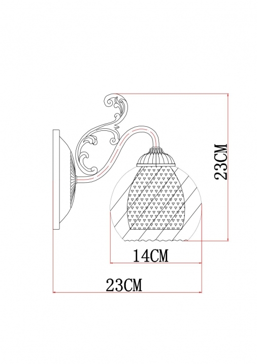 Бра Arte Lamp A7062AP-1AB в Санкт-Петербурге