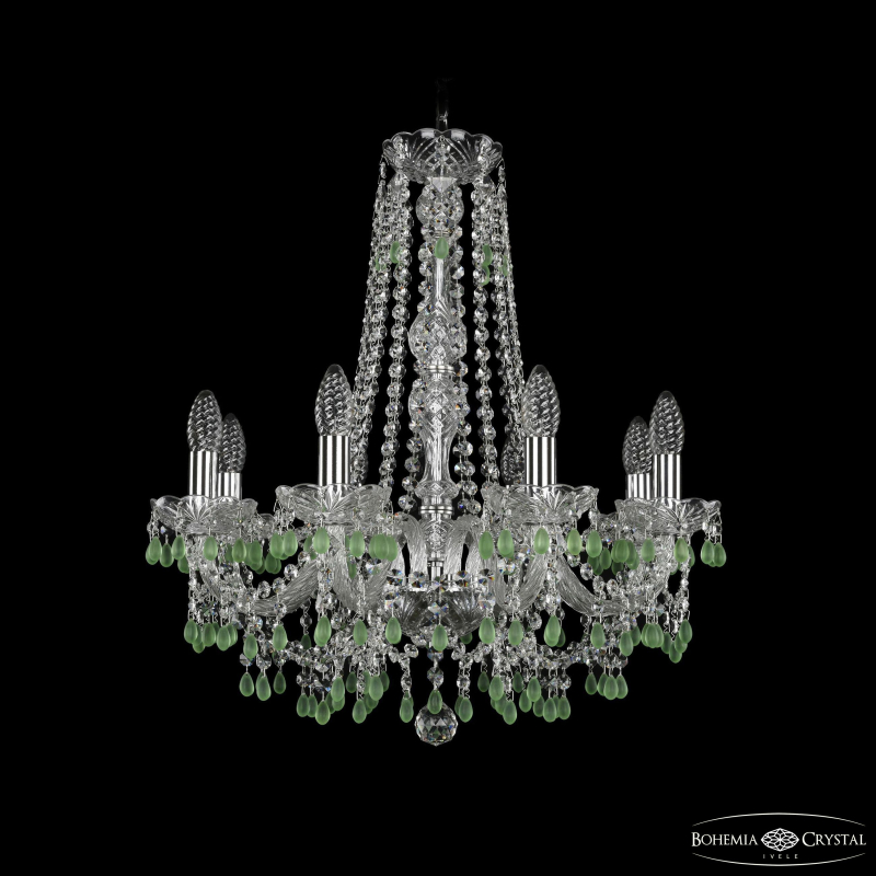 Подвесная люстра Bohemia Ivele Crystal 1410/8/195/h-60 Ni V5001 в Санкт-Петербурге