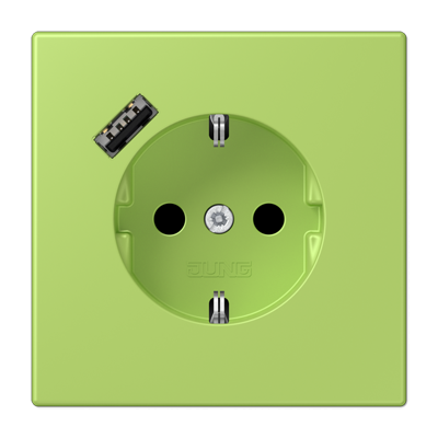 Розетка 2K+З USB Typ A Jung LC1520-18A221 в Санкт-Петербурге