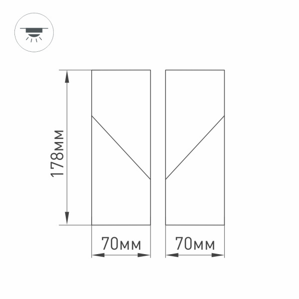 Светодиодный спот Arlight SP-Twist-Surface-S60x60-12W Day4000 026767(1) в Санкт-Петербурге