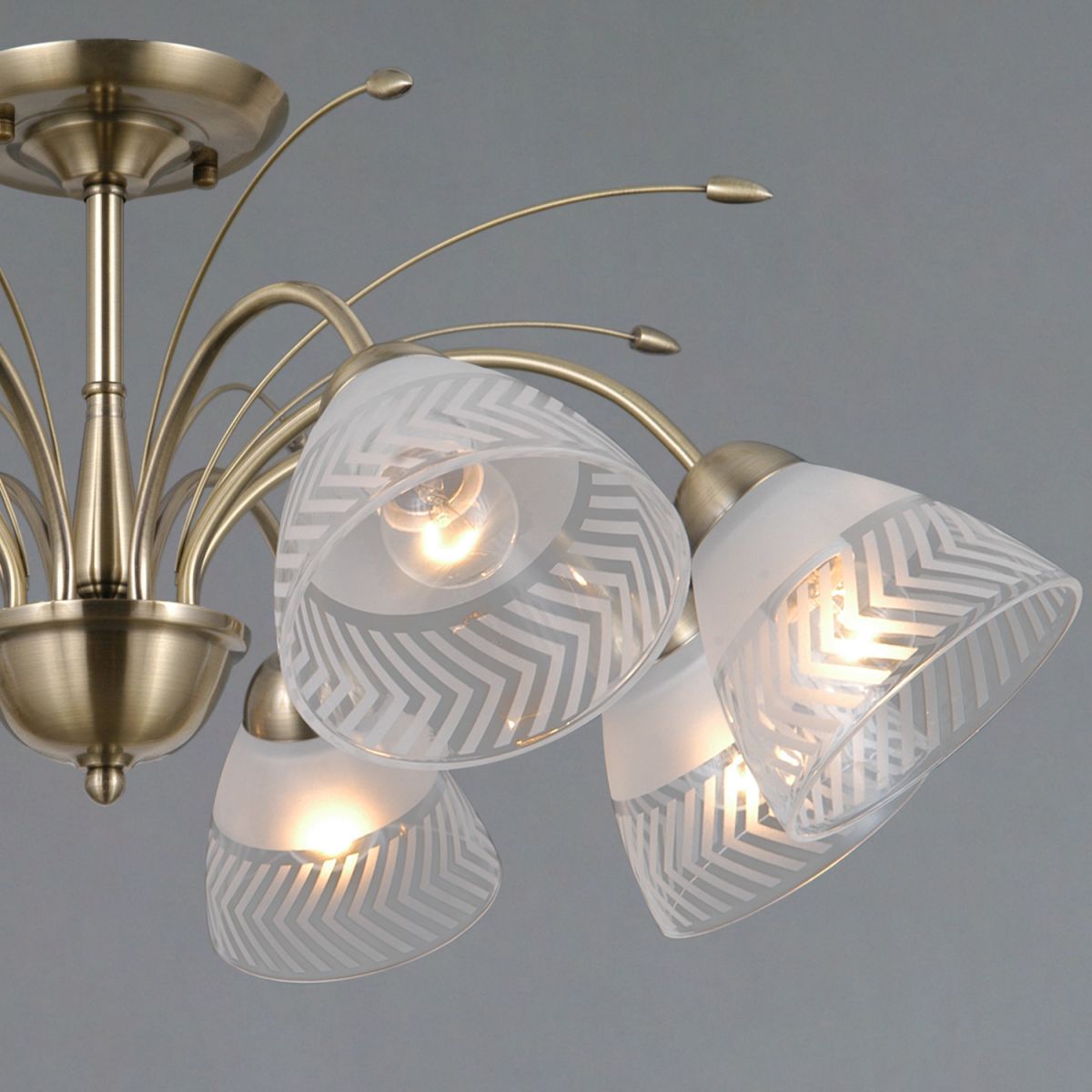 Люстра на штанге Illumico IL0594-8CSQ-25 AB AREZZO в Санкт-Петербурге