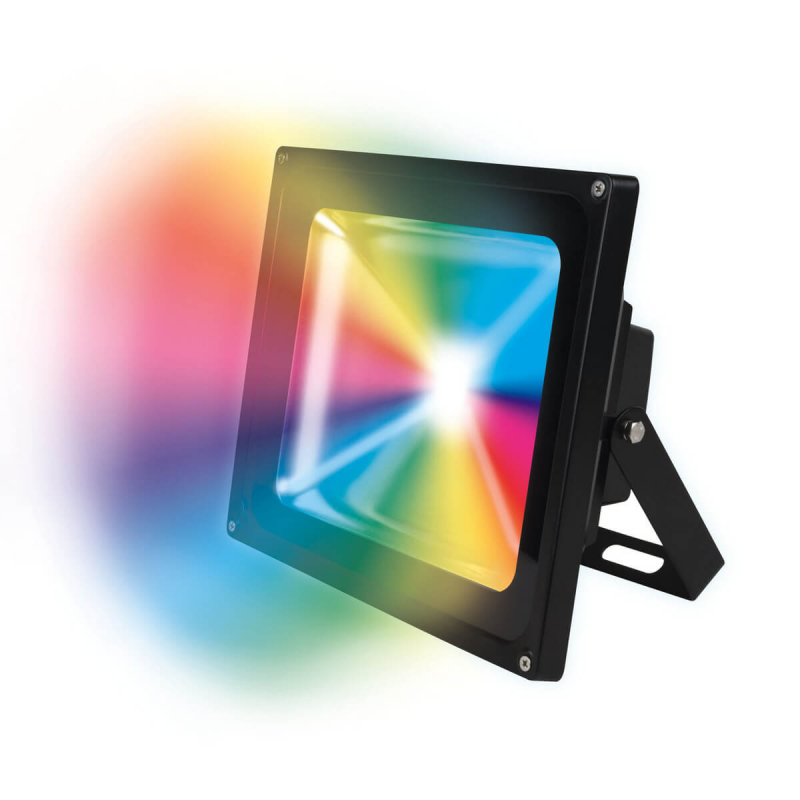 Прожектор светодиодный (UL-00000782) Uniel ULF-S01-20W/RGB/RC IP65 110-240В в Санкт-Петербурге