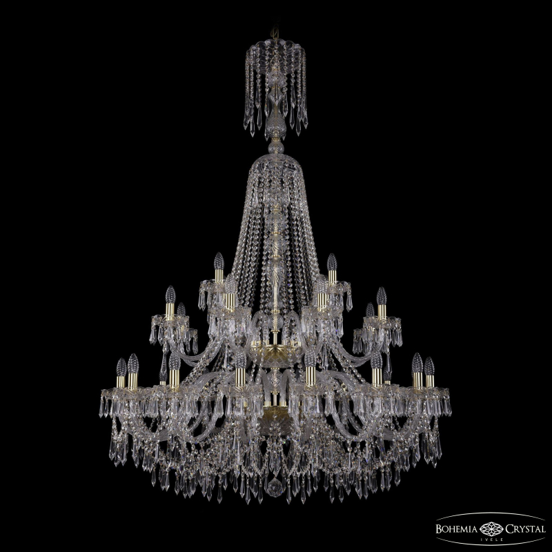 Подвесная люстра Bohemia Ivele Crystal 1403/16+8+4/400/XL-163/2d G в Санкт-Петербурге