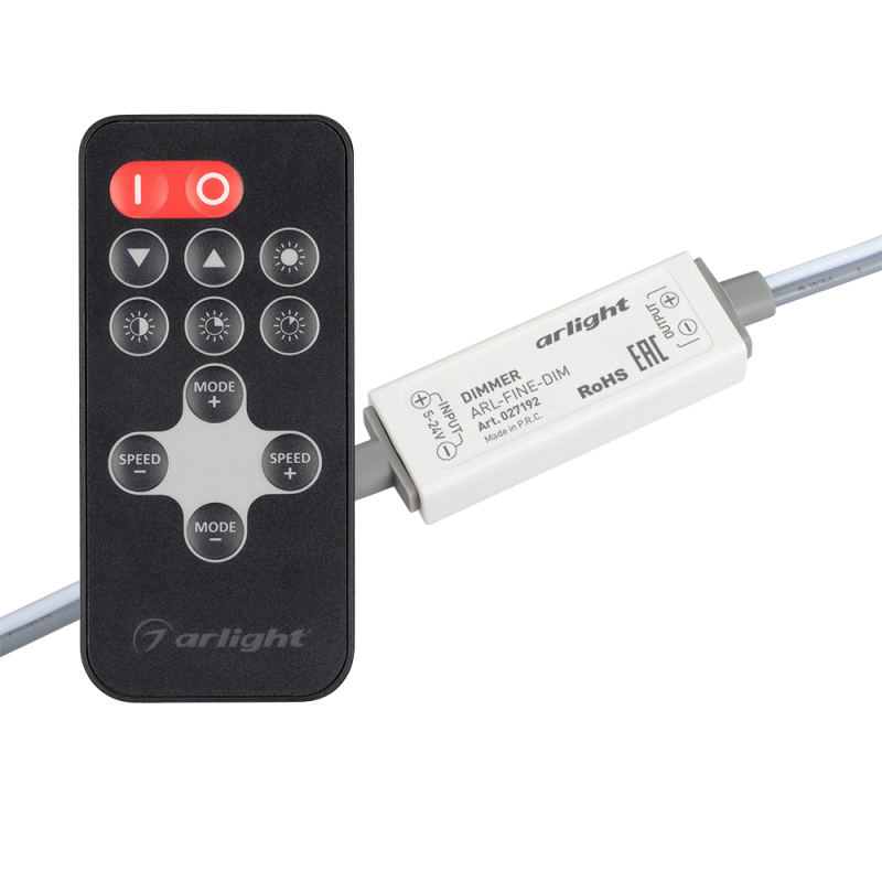 Диммер Arlight ARL-FINE-Dim Black (5-24V, 1x5A, RF ПДУ 11кн) 027192 в Санкт-Петербурге