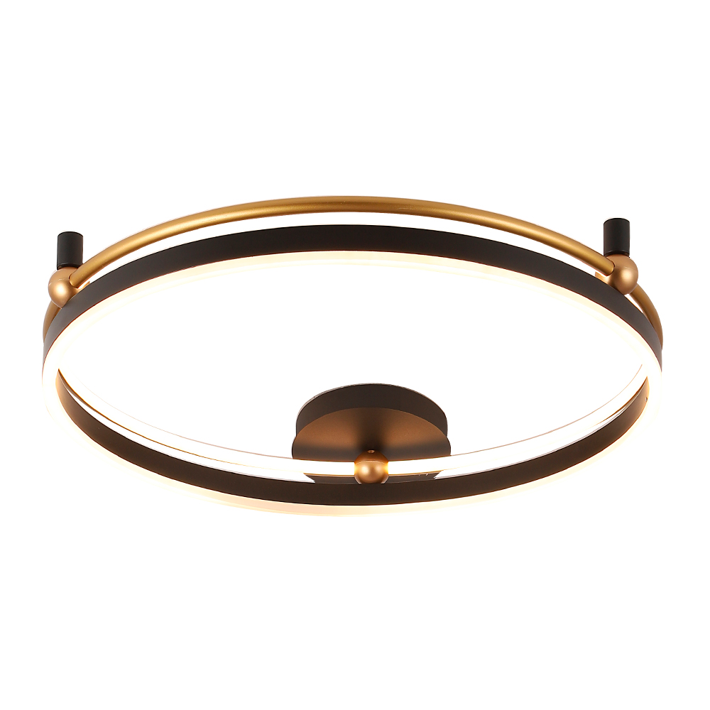 Потолочный светильник Crystal Lux FERNANDO PL72W LED BLACK/GOLD в #REGION_NAME_DECLINE_PP#