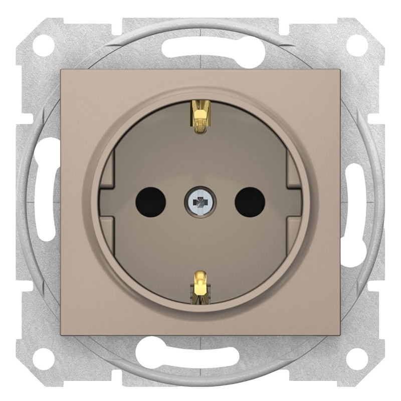 Розетка Schneider Electric Sedna с з/к со шторками 16A 250V SDN3001768 в #REGION_NAME_DECLINE_PP#