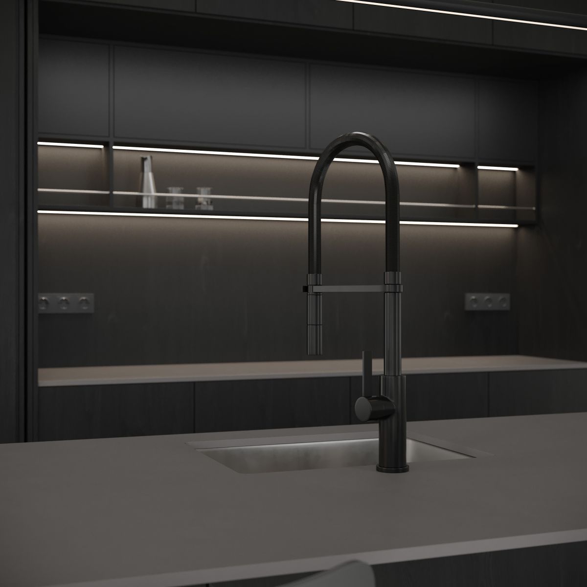 Накладной угловой внутренний профиль для светодиодной ленты Hesby Lighting Line HSBL_0197 в Санкт-Петербурге