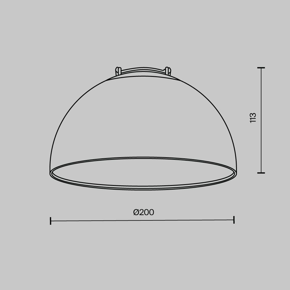 Трековый светильник Maytoni Bowl TR126B-20W3K-B в Санкт-Петербурге