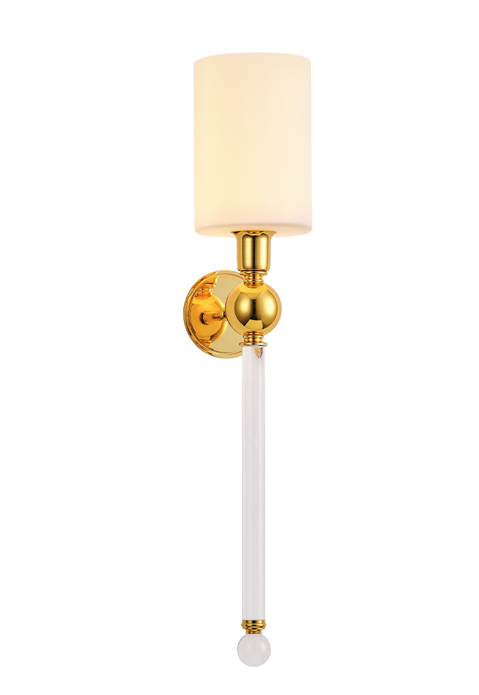 Бра Crystal Lux MIRABELLA AP1 GOLD/WHITE в Санкт-Петербурге