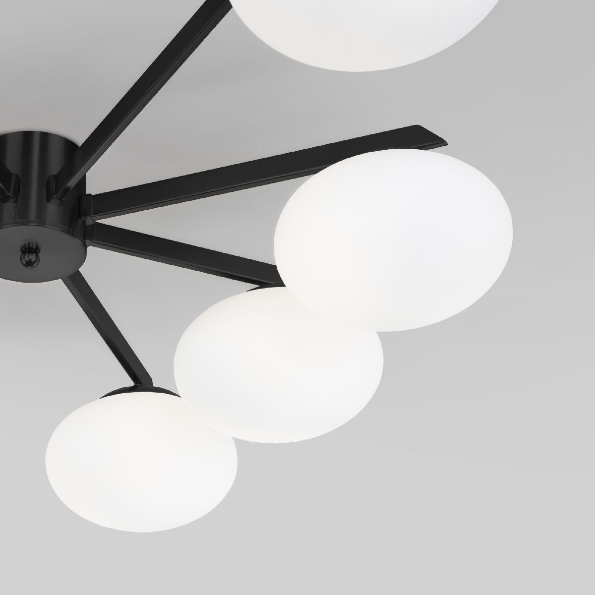 Потолочная led люстра Eurosvet Opaline 70220/8 черный a065767 в Санкт-Петербурге