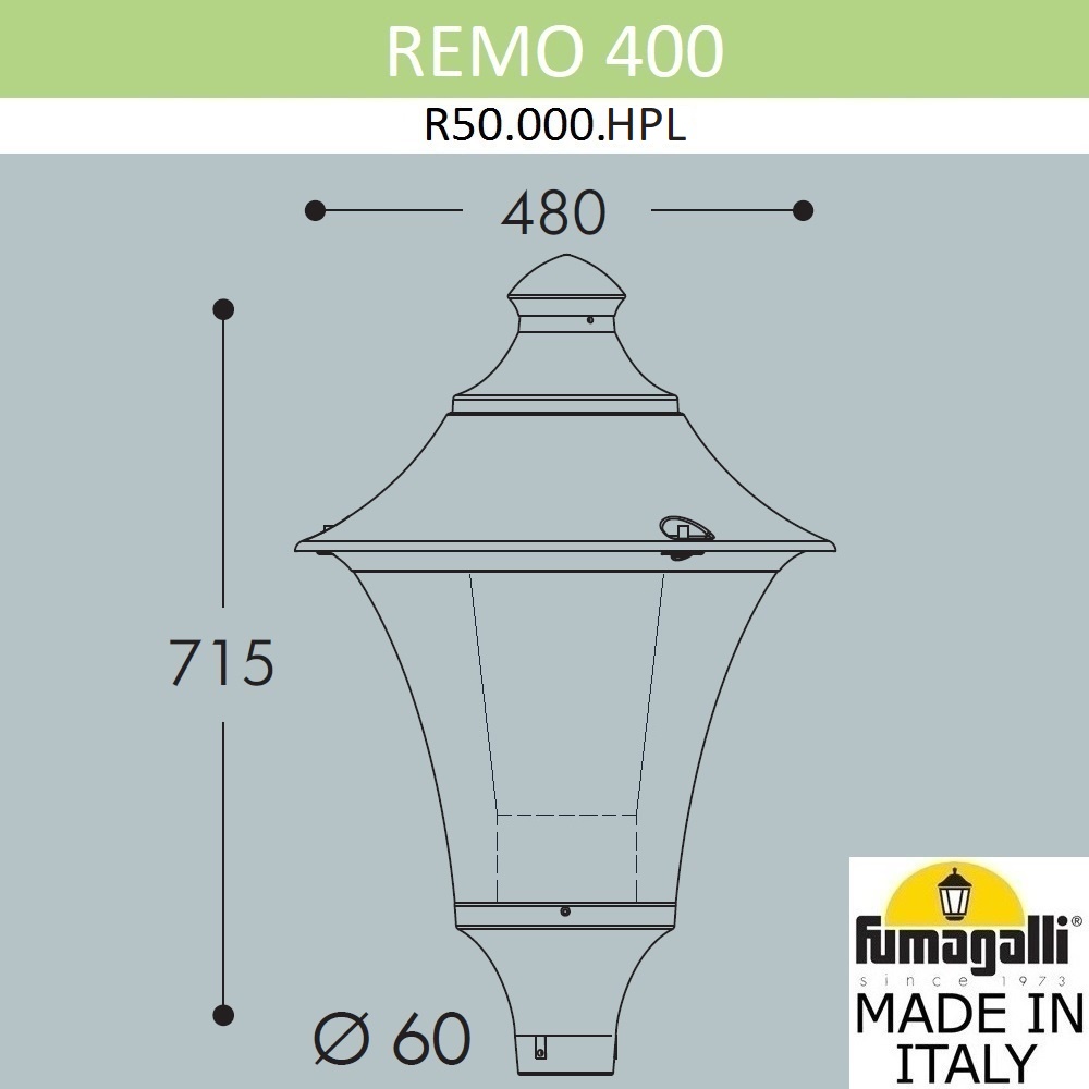 Уличный светильник Fumagalli Remo R50.000.000.LXE27 в Санкт-Петербурге