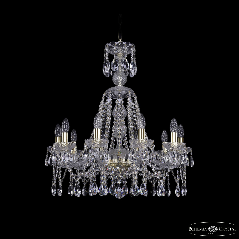 Подвесная люстра Bohemia Ivele Crystal 1413/10/220/XL-72 G в Санкт-Петербурге